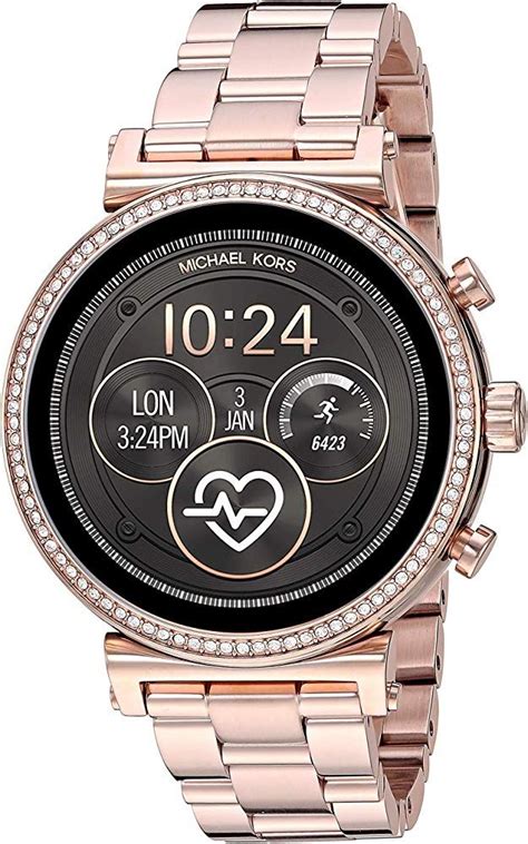 smartwatch michael kors sofie llamadas|Amazon.com: Michael Kors Acceso a reloj inteligente Sofie Gen 4 .